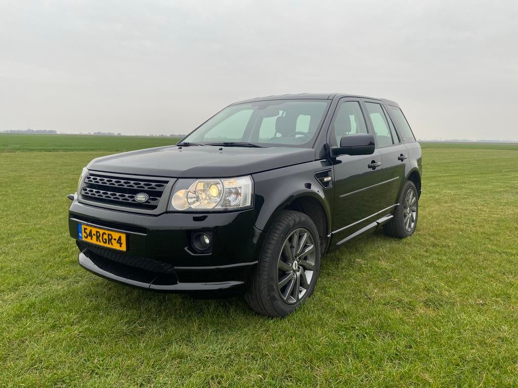 Land Rover Freelander 2.2 TD4 2011 Zwart, Auto's, Land Rover, Lederen bekleding, Zwart, 4 cilinders, 2000 kg