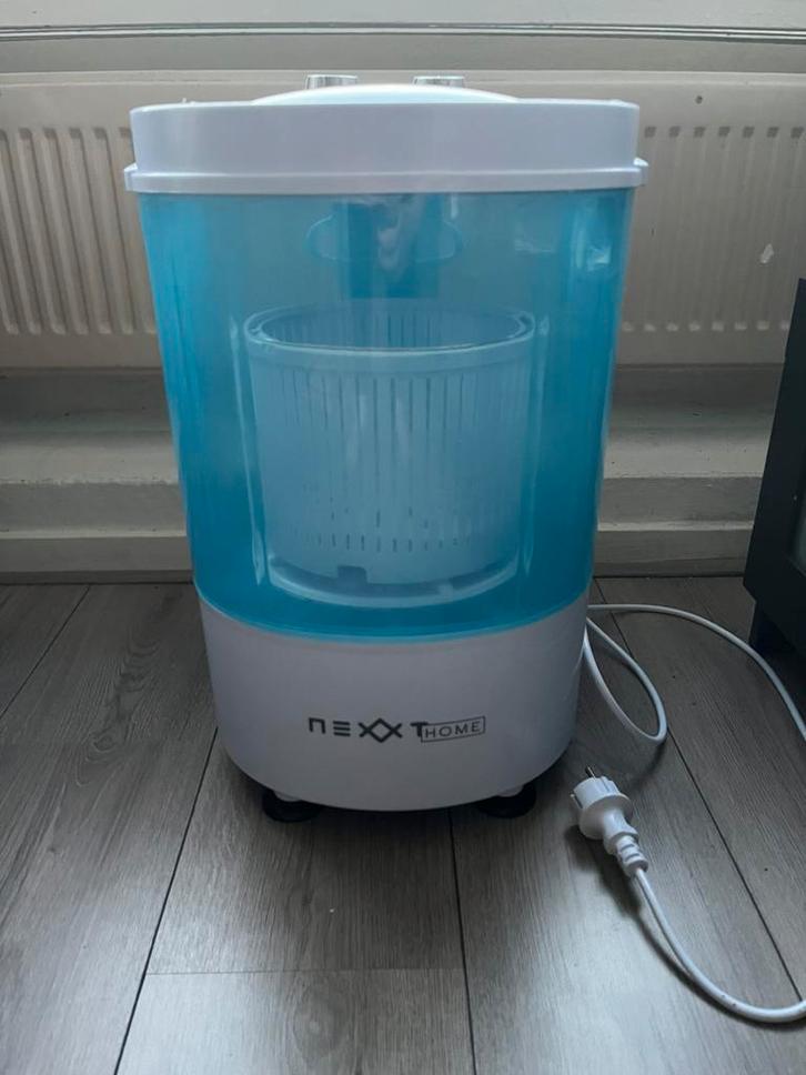 Mini wasmachine Nexxt met centrifuge, Witgoed en Apparatuur, Wasmachines, Minder dan 4 kg, Minder dan 85 cm, Minder dan 1200 toeren