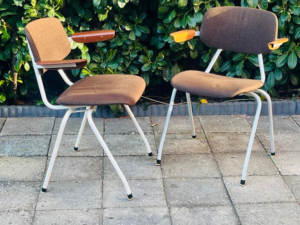 Set van 2 Kho Liang Ie stoelen van CAR Industry Katwijk, Huis en Inrichting, Ophalen of Verzenden, Zo goed als nieuw, Zwart, Eén