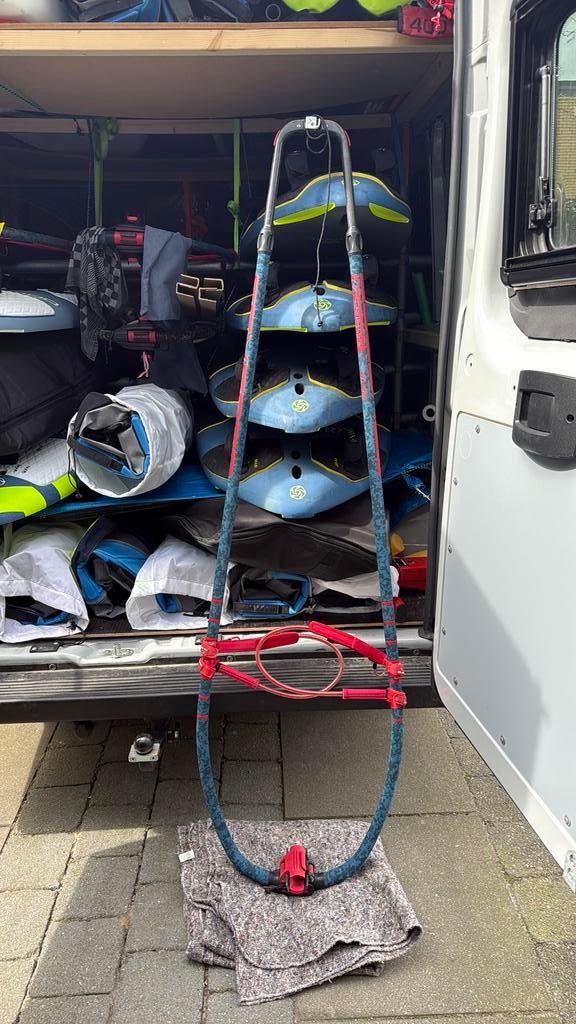 Severne Enigma 170 - 230 carbon giek + Apex 90% (Blue) 430, Watersport en Boten, Windsurfen, Nieuw, Zeil, Minder dan 250 cm, 7 m² of meer