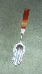 Suikerschepje met agaat handvat zilver, Antiek en Kunst, Ophalen of Verzenden