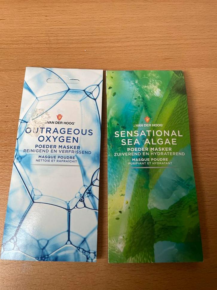 Van der Hoog Gezichtsmaskers: Oxygen & Sea Algae, Sieraden, Tassen en Uiterlijk, Uiterlijk | Gezichtsverzorging, Nieuw, Reiniging