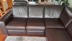 Lederen Natuzzi hoekbank , bruin, Ophalen, Gebruikt, Hoekbank, 300 cm of meer