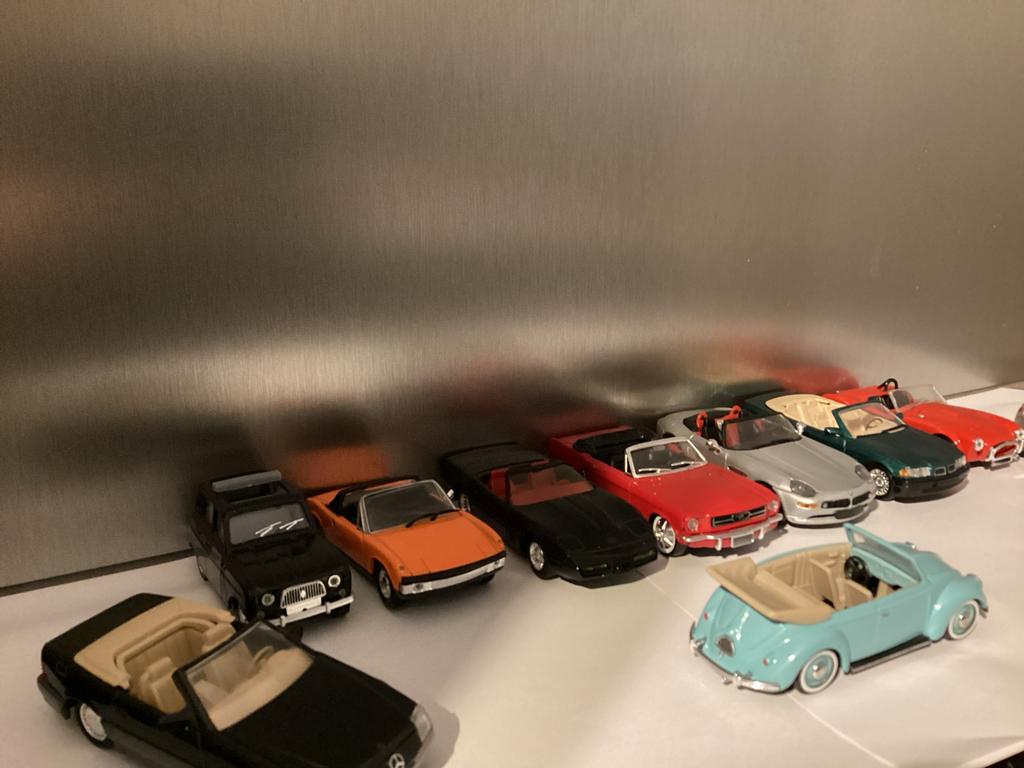 Diverse Cabriolet Modelauto's 1:43 - VW, Porsche, BMW, Merce, Hobby en Vrije tijd, Modelauto's | 1:43, Ophalen of Verzenden, Gebruikt