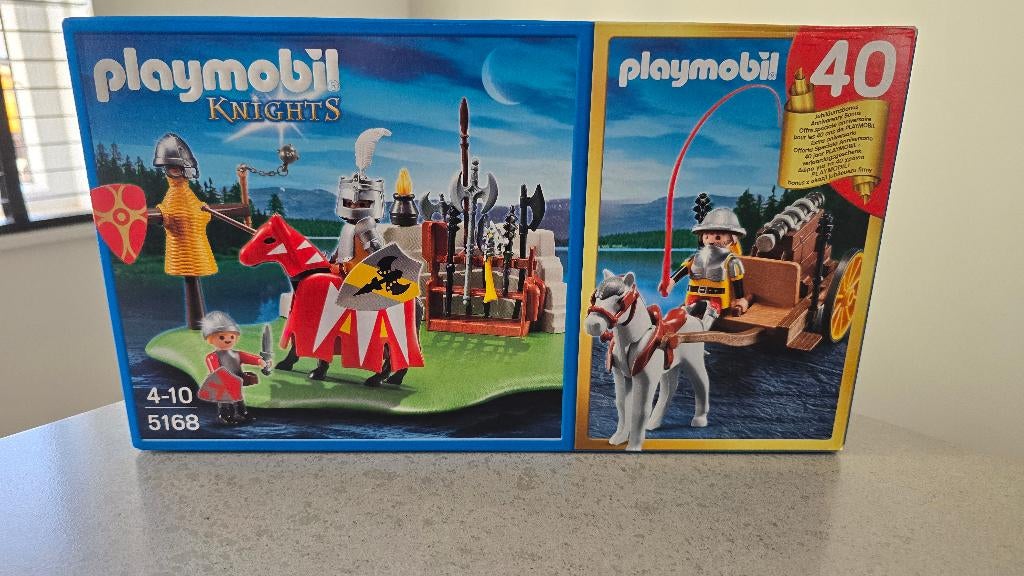 Playmobil 5168 Ridder toernooi 40 jr Playmobil nieuw in doos, Ophalen of Verzenden, Nieuw, Complete set