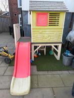 Smoby speelhuisje met glijbaan, Ophalen, Zo goed als nieuw, Kunststof