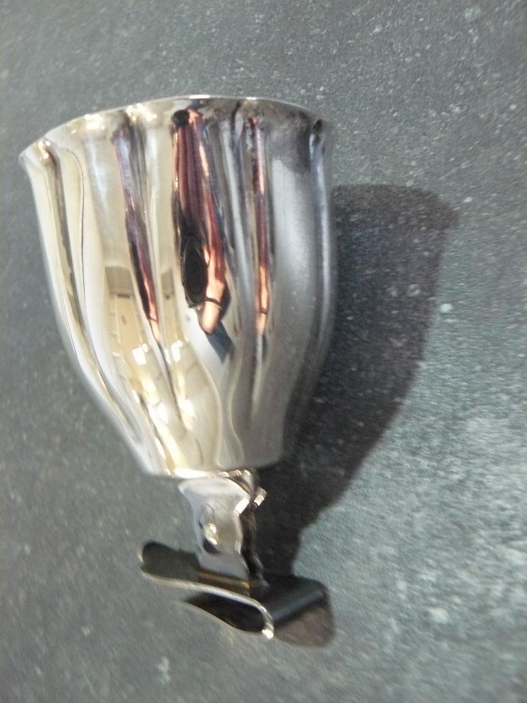 Taartvorkjesbeker verzilverd Gero Georg Nilsson, Antiek en Kunst, Antiek | Bestek, Ophalen of Verzenden