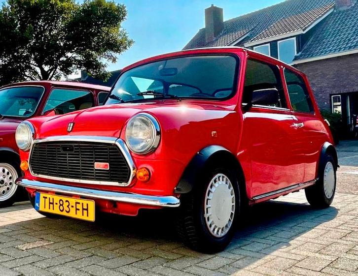 Austin Mini Red Hot, Auto's, Mini, Particulier, Overige modellen, Benzine, Handgeschakeld, Rood, Zwart, Stof, Ophalen