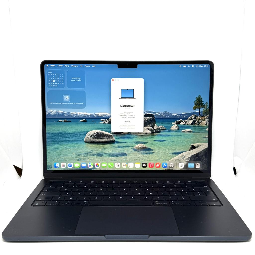 MacBook Air blauw M2 256GB blauw /zeer net /97% batt /garant, Kleding | Dames, Wintersportkleding, Zo goed als nieuw