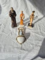 Set van 4 religieuze beeldjes en wijwaterbakje, Ophalen