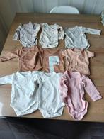 9 rompers maat 44, Kinderen en Baby's, Babykleding | Prematuur, Meisje, Ophalen of Verzenden, Zo goed als nieuw, Nacht- of Onderkleding