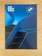 BMW K100 K100RT K100RS Motorfiets Brochure, Motoren, Handleidingen en Instructieboekjes, Ophalen of Verzenden, BMW