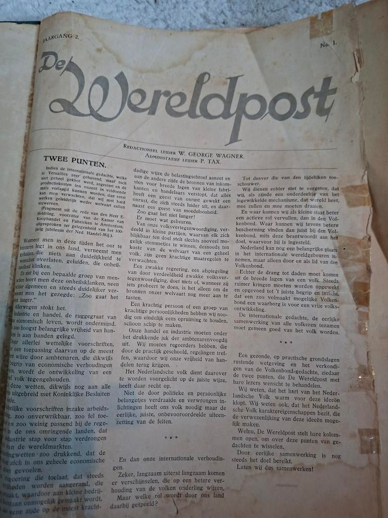 Wereldpost, Boeken, Tijdschriften en Kranten, Ophalen of Verzenden, Gelezen, Overige typen