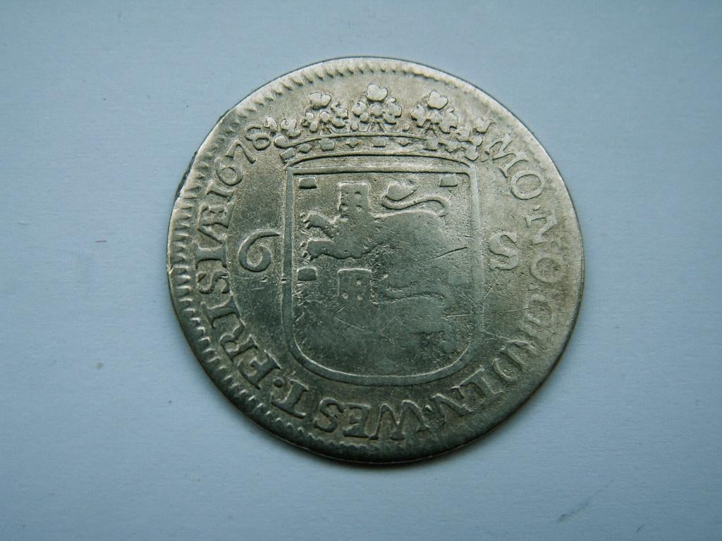 ENKHUIZEN.  Scheepjesschelling - 1678, Postzegels en Munten, Munten | Nederland, Vóór koninkrijk, Verzenden, Zilver, Overige waardes