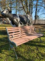 Tuinbank, parkbank, gietijzer., Ophalen, Hout