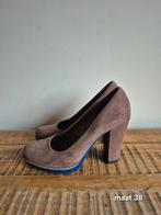 Marco Tozzi pumps hakken maat 38 beige taupe bruin, Pumps, Bruin, Marco Tozzi, Ophalen of Verzenden