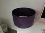 Paars velours lampenkap, Huis en Inrichting, Lampen | Lampenkappen, Ophalen of Verzenden, Zo goed als nieuw, Rond, Minder dan 25 cm