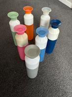 Set van 7 gekleurde Dopper drinkflessen 22,50 excl verzendk, Ophalen of Verzenden, Gebruikt