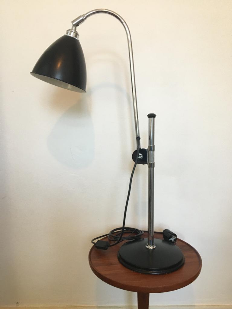 vintage bestlite BL1 lamp, Gebruikt, Bauhaus, Ophalen of Verzenden, Metaal
