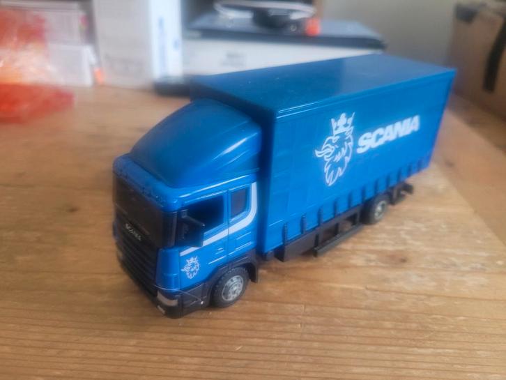 Scania bakwagen demo, Hobby en Vrije tijd, Modelauto's | 1:50, Zo goed als nieuw, Bus of Vrachtwagen, Tekno, Ophalen of Verzenden