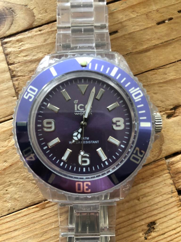 Ice watch / paars, Ophalen of Verzenden, Zo goed als nieuw