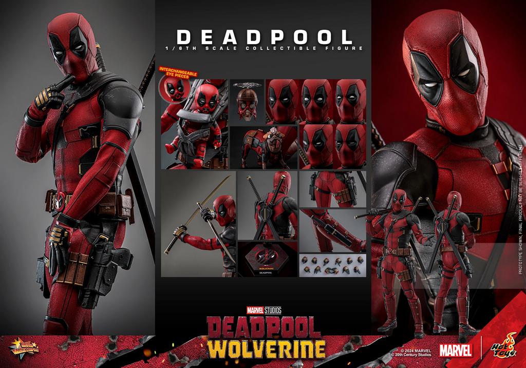 Hot Toys 1/6 MMS746 Deadpool Deadpool and Wolverine, Verzamelen, Film en Tv, Nieuw, Film, Actiefiguur of Pop, Ophalen of Verzenden