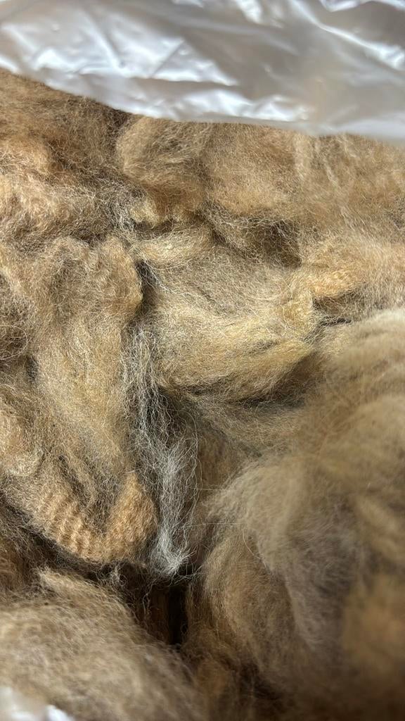 Alpacawol, Hobby en Vrije tijd, Spinnewielen en Spinnen, Ophalen of Verzenden, Zo goed als nieuw, Spinwol