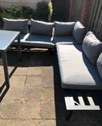 Hoekbank metalen frame, ZONDER KUSSENS!!, Tuin en Terras, Tuinsets en Loungesets, Ophalen of Verzenden, Zo goed als nieuw, Overige materialen