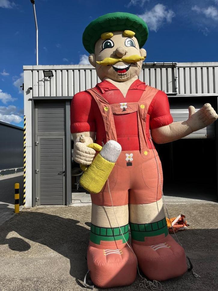 Opblaasbare Abraham Tiroler 4m – Perfect voor Oktoberfeest!, Hobby en Vrije tijd, Feestartikelen, Gebruikt, Feestartikel, Abraham of Sarah