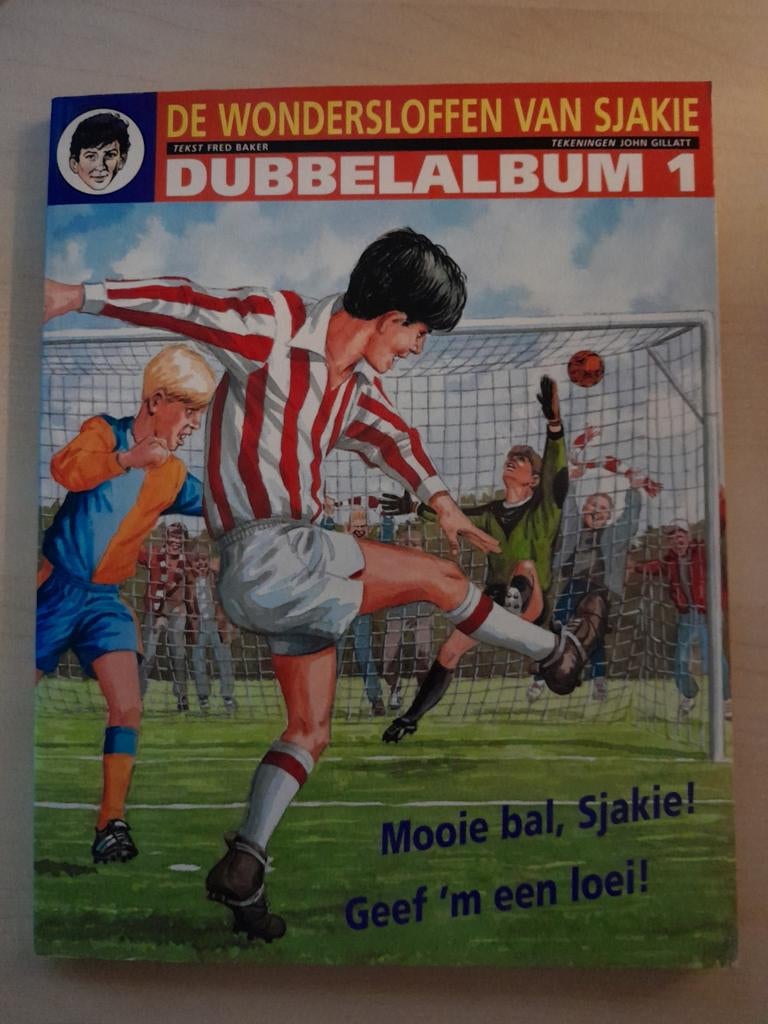 De Wondersloffen van Sjakie - dubbelalbum 1 - 1e druk 2001, Eén stripboek, Ophalen of Verzenden, Zo goed als nieuw, Big Balloon