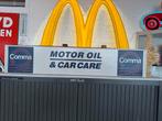 Comma motor olie oude reclame lichtbak, Ophalen, Gebruikt, ., Lichtbak of (neon) lamp