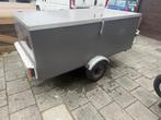 Handige vis aanhanger met slot en reservewiel, Ophalen, Gebruikt