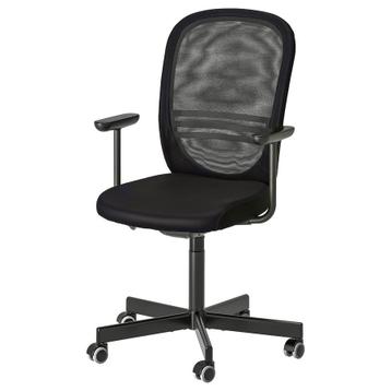 Ikea bureau BEKANT 60 x 140 cm + bureaustoel FLINTAN - afbeelding 8