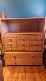 Lundia commode / Ladekast met veel opbergruimte, Ophalen, Gebruikt, 100 tot 150 cm, Landelijk