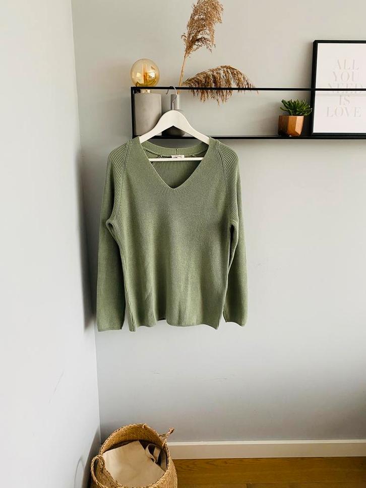 Trui/ gebreid truitje/ sweater/ top van s.Oliver, maat M/38, Kleding | Dames, Truien en Vesten, Nieuw, Maat 38/40 (M), Groen, Ophalen of Verzenden