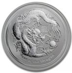 10x zilveren munt lunar dragon 2012 1/2 OZ, Postzegels en Munten, Munten | Oceanië, Ophalen of Verzenden, Losse munt, Zilver