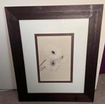 Bloemenprint met lijst bruin, Ophalen, Minder dan 50 cm, 50 tot 75 cm, Print