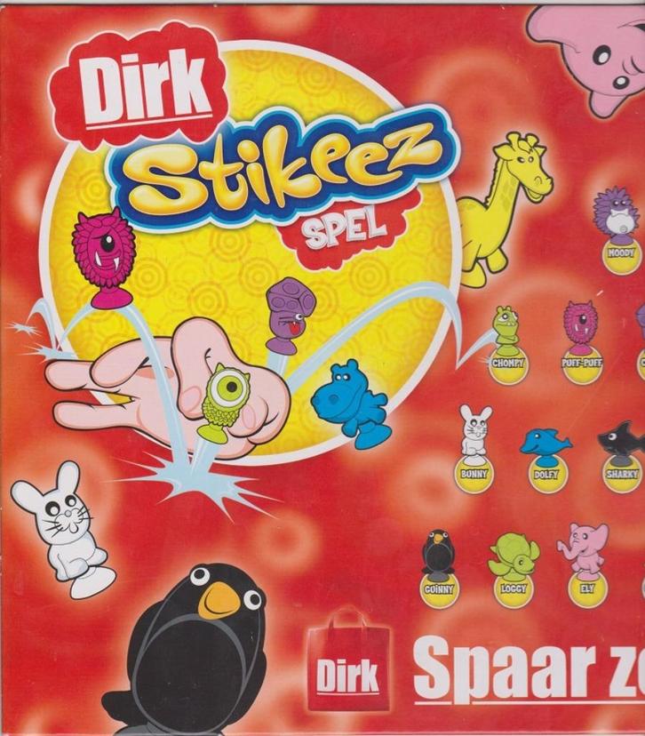 Dirk: Stikeez, uitg. 2014, Verzamelen, Supermarktacties, Dirk, Bas of Digros, Verzenden