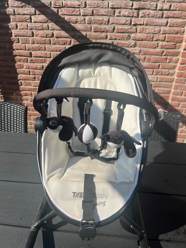 Titanium Baby Swing - Gebruikt, Kinderen en Baby's, Wipstoeltjes, Gebruikt, Wipstoel, Overige merken, Met gordel(s) of riempje(s)