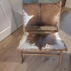 Hele mooie stoel met vacht, Huis en Inrichting, Fauteuils, Ophalen, Gebruikt, 50 tot 75 cm