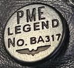 PME Legend donkerblauwe leren jas met windvangers (M) zgan, Ophalen of Verzenden, Zo goed als nieuw, Nvt, Pme Legend