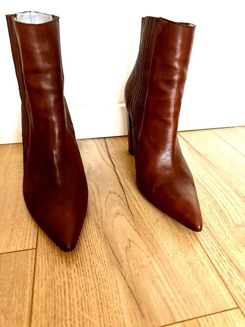 Free Lance Tofste Enkellaarsjes!, Kleding | Dames, Schoenen, Zo goed als nieuw, Lage of Enkellaarzen, Bruin, Ophalen of Verzenden