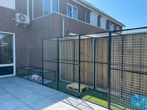 Kattenren van onderhoudsvrij aluminium te koop, Dieren en Toebehoren, Katten-accessoires, Zo goed als nieuw, Ophalen