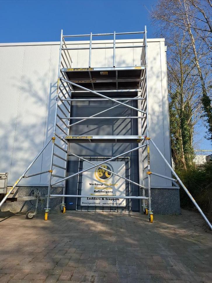 Rolsteiger werkhoogte 6,2 meter (demomodel), Doe-het-zelf en Verbouw, Steigers, Nieuw, Rolsteiger of Kamersteiger, 5 meter of hoger