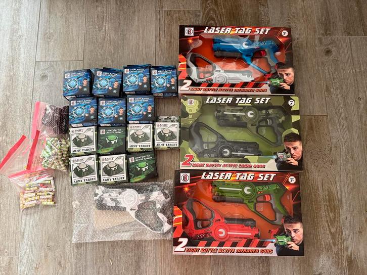 Lasergun play set. Compleet, Hobby en Vrije tijd, Verzamelkaartspellen | Yu-gi-Oh!, Zo goed als nieuw, Ophalen