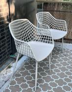 2 mooie kuip stoelen kleur zand, Tuin en Terras, Tuinstoelen, Ophalen, Nieuw, Kunststof