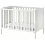 Ikea sundvik wit babybedje 60 x 120, Kinderen en Baby's, Babywiegjes en Ledikanten, Ophalen, Zo goed als nieuw, Ledikant