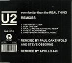 U2 – Even Better Than The Real Thing (Remixes), Ophalen of Verzenden, Zo goed als nieuw, Pop