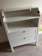 Witte Commode SUNDVIK Ikea met Verschoonblad, Ophalen, Gebruikt, 50 tot 70 cm, 75 tot 100 cm