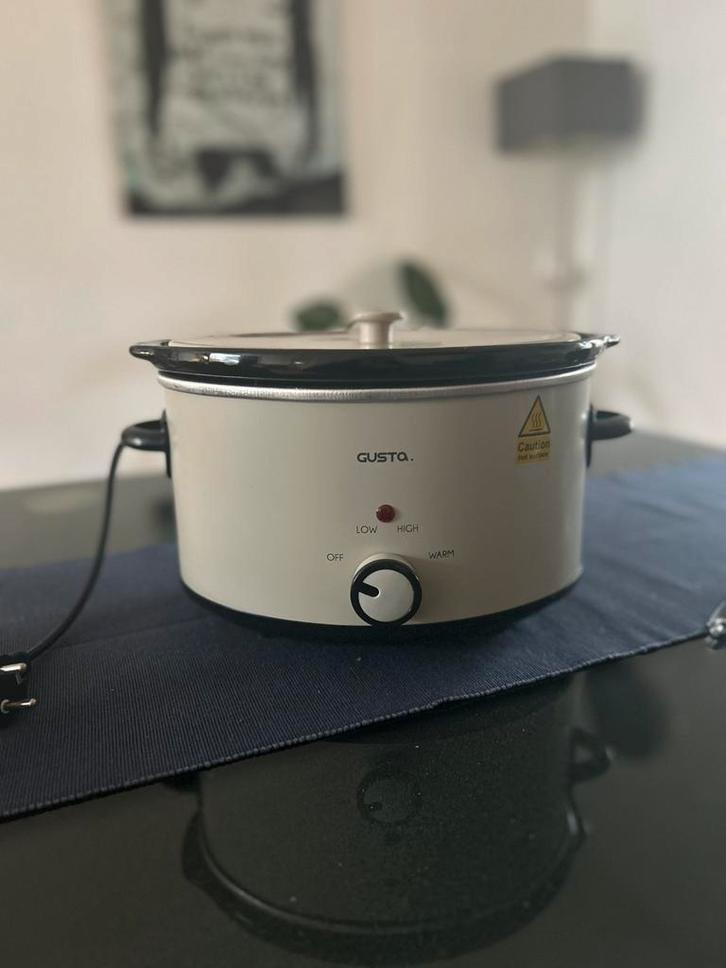 Gusta Slowcooker YD4000e, Witgoed en Apparatuur, Slowcookers, Zo goed als nieuw, Ophalen of Verzenden